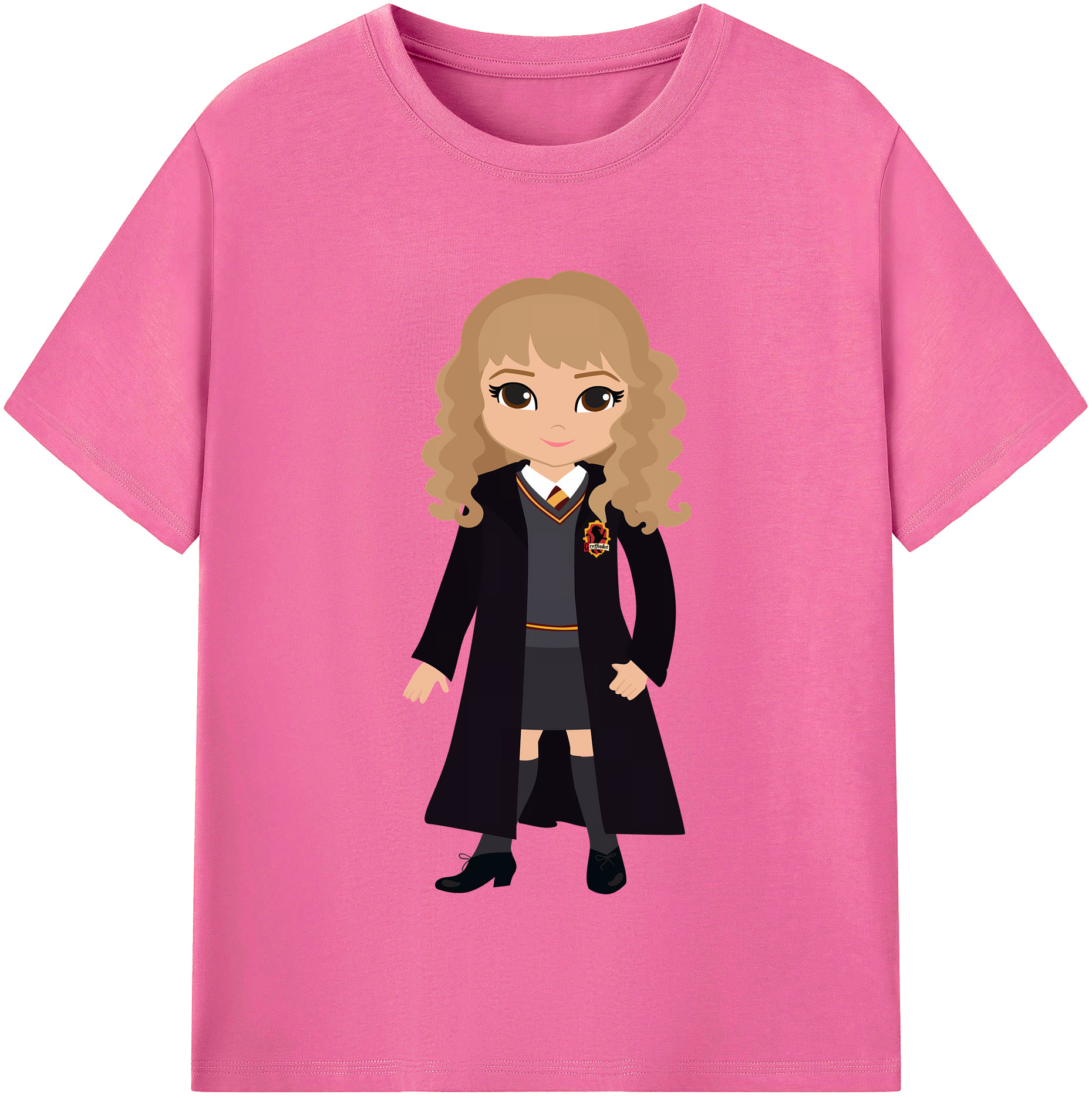 （画像用） Harry Potter ハリー・ポッターシリーズ レディースカジュアルプリントTシャツ（綿100％）